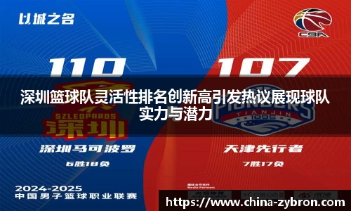 深圳篮球队灵活性排名创新高引发热议展现球队实力与潜力
