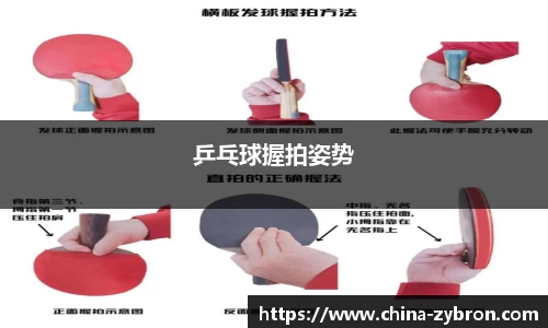 乒乓球握拍姿势