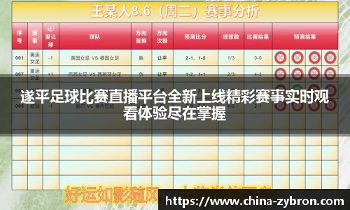 遂平足球比赛直播平台全新上线精彩赛事实时观看体验尽在掌握