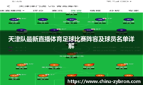 天津队最新直播体育足球比赛阵容及球员名单详解